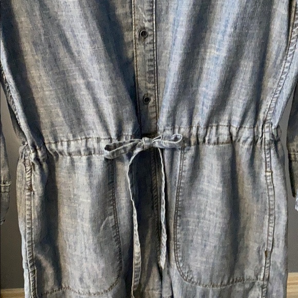 Chambray Denim Romper from Anthropologie - Picture 3 of 7